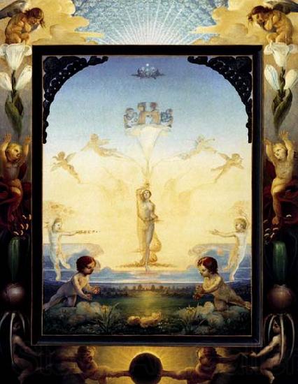 Philipp Otto Runge The Small Morning Norge oil painting art